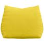 Preview: Rücken Kissen Helles Gelb 45 x 20 x 35 cm Stoff