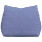 Preview: Rücken Kissen Jeans blau 45 x 20 x 35 cm Stoff