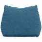 Preview: Rücken Kissen Blau 45 x 20 x 35 cm Cordstoff