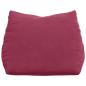 Preview: Rücken Kissen Weinrot 45 x 20 x 35 cm Cordstoff