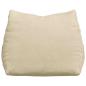 Preview: Rücken Kissen Creme 60 x 20 x 50 cm Stoff