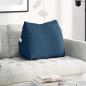 Preview: ARDEBO.de - Rücken Kissen Blau 60 x 20 x 50 cm Stoff