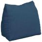 Preview: Rücken Kissen Blau 60 x 20 x 50 cm Stoff