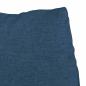 Preview: Rücken Kissen Blau 60 x 20 x 50 cm Stoff