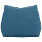 Preview: Rücken Kissen Blau 60 x 20 x 50 cm Cordstoff