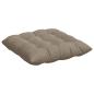 Preview: Sitzkissen 4 pcs Taupe 40 x 40 cm Mikrofaserstoff
