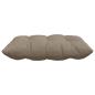 Preview: Sitzkissen 4 pcs Taupe 40 x 40 cm Mikrofaserstoff
