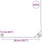 Preview: Plane 650g / m² Braun 2 x 3 m Canvas mit PVC-Beschichtung