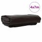 Preview: Plane 650g / m² Braun 4 x 7 m Canvas mit PVC-Beschichtung