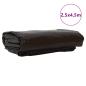 Preview: Plane 650g / m² Braun 2,5 x 4,5 m Canvas mit PVC-Beschichtung
