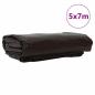 Preview: Plane 650g / m² Braun 5 x 7 m Canvas mit PVC-Beschichtung