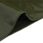 Preview: Plane 650g / m² Olive Grün 1,5 x 2 m Canvas mit PVC-Beschichtung
