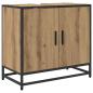 Preview: Badezimmer Waschbecken Schrank Artisan-Eiche 65 x 33 x 60 cm