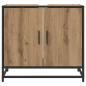 Preview: Badezimmer Waschbecken Schrank Artisan-Eiche 65 x 33 x 60 cm