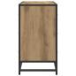 Preview: Badezimmer Waschbecken Schrank Artisan-Eiche 65 x 33 x 60 cm