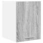 Preview: Hängeschrank mit Tür Riga Grau Sonoma und Weiß 30 x 31 x 40 cm