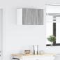Preview: Hängeschrank mit Tür Riga Grau Sonoma und Weiß 30 x 31 x 40 cm