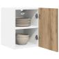 Preview: Hängeschrank Riga Artisan-Eiche und Weiß 30 x 31 x 40 cm