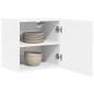 Preview: Hängeschrank Riga 2 pcs Weiß 40 x 31 x 40 cm Holzwerkstoff