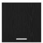 Preview: Hängeschrank Riga 2 pcs Schwarze Eiche und Weiß 40 x 31 x 40 cm