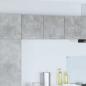 Preview: ARDEBO.de - Hängeschrank Riga 2 pcs Betongrau und Weiß 40 x 31 x 40 cm