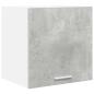 Preview: Hängeschrank Riga 2 pcs Betongrau und Weiß 40 x 31 x 40 cm