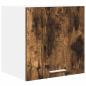 Preview: Hängeschrank Riga Geräucherte Eiche und Weiß 40 x 31 x 40 cm