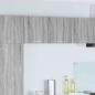 Preview: ARDEBO.de - Hängeschrank mit Tür Riga Grau Sonoma und Weiß 40 x 31 x 40 cm