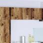 Preview: ARDEBO.de - Hängeschrank 2 stk. Altes Holz und Weiß Holzwerkstoff