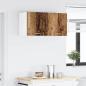 Preview: Hängeschrank 2 stk. Altes Holz und Weiß Holzwerkstoff