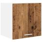 Preview: Hängeschrank 2 stk. Altes Holz und Weiß Holzwerkstoff