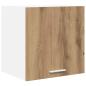Preview: Hängeschrank Riga Artisan-Eiche und Weiß 40 x 31 x 40 cm