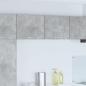 Preview: ARDEBO.de - Hängeschrank Riga 2 pcs Betongrau und Weiß 50 x 31 x 40 cm