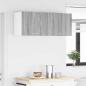 Preview: Hängeschrank mit Tür Riga Grau Sonoma und Weiß 50 x 31 x 40 cm