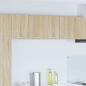 Preview: ARDEBO.de - Hängeschrank mit Tür Riga Sonoma-Eiche und Weiß 60 x 31 x 40 cm