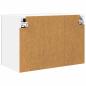Preview: Hängeschrank Riga 2 pcs Betongrau und Weiß 60 x 31 x 40 cm
