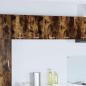 Preview: ARDEBO.de - Hängeschrank mit Regal Riga 2 pcs Geräucherte Eiche und Weiß
