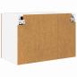 Preview: Hängeschrank Riga Artisan-Eiche und Weiß 60 x 31 x 40 cm