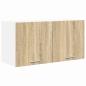 Preview: Hängeschrank Riga Sonoma-Eiche 80 x 31 x 40 cm Holzwerkstoff