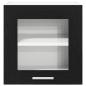 Preview: Hängeschrank Riga 2 pcs Schwarz Eichen-Optik 40 x 31 x 40 cm
