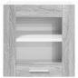 Preview: Hängeschrank mit Regal Riga 2 pcs Graues Sonoma 40 x 31 x 40 cm