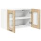 Preview: Hängeschrank mit Regal Riga 2 pcs Sonoma-Eiche 60 x 31 x 40 cm