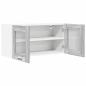 Preview: Hängeschrank mit Tür Riga Grau Sonoma und Weiß 80 x 31 x 40 cm