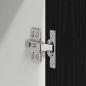 Preview: Hängeschrank Riga 2 pcs Schwarze Eiche und Weiß 30 x 31 x 80 cm