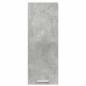 Preview: Hängeschrank mit Regal Riga Betongrau und Weiß 30 x 31 x 80 cm