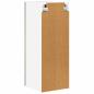 Preview: Hängeschrank mit Regal Riga 2 pcs Geräucherte Eiche und Weiß