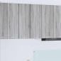Preview: ARDEBO.de - Hängeschrank Grau Sonoma und Weiß 30 x 31 x 80 cm Holzwerkstoff