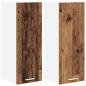 Preview: Hängeschrank Riga 2 pcs Altes Holz und Weiß 30 x 31 x 80 cm