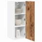 Preview: Hängeschrank Riga 2 pcs Altes Holz und Weiß 30 x 31 x 80 cm