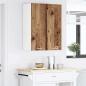 Preview: Hängeschrank Riga 2 pcs Altes Holz und Weiß 30 x 31 x 80 cm
